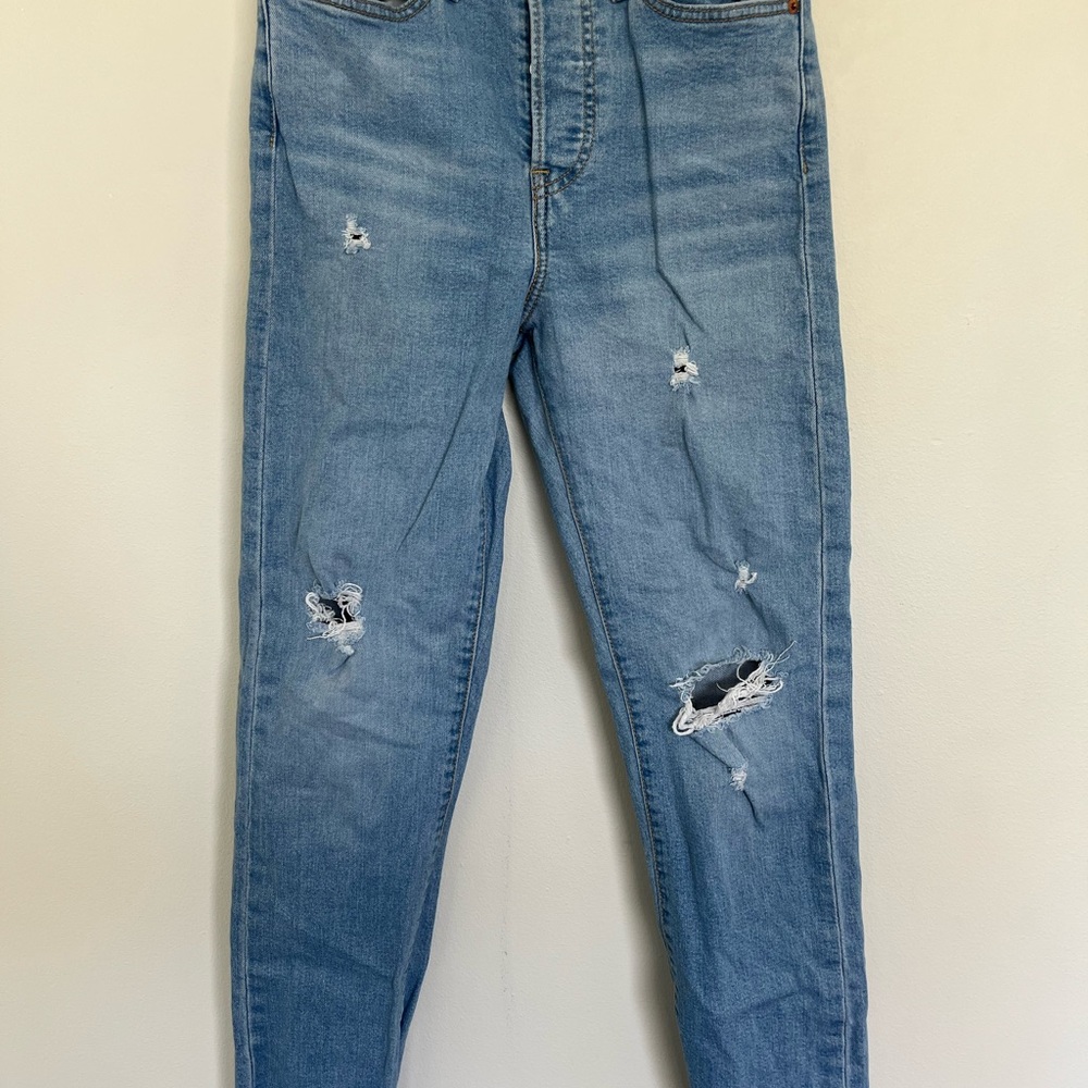 Levi's Light Blue Straight Leg Jeans